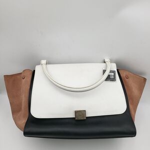 Celine Trapeze tri-color shoulder bag..authentic w/COA..